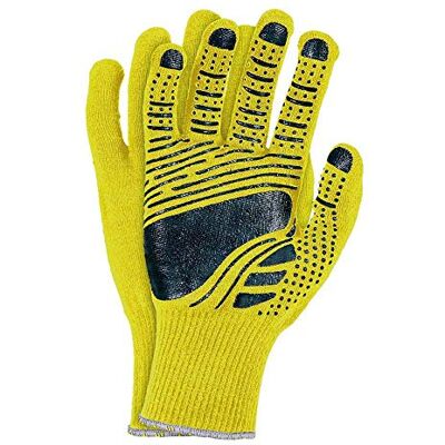 REIS FLOATEX-NEOY11 Dragon Guantes de protección (talla 11, 12 unidades), color amarillo y negro REIS FLOATEX-NEOY11 Dragon Guantes de protección (talla 11, 12 unidades), color amarillo y negro