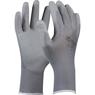 Gebol Guantes de trabajo Micro-Flex , nailon con revestimiento de PU, talla 9, 1 par Gebol Guantes de trabajo Micro-Flex , nailon con revestimiento de PU, talla 9, 1 par