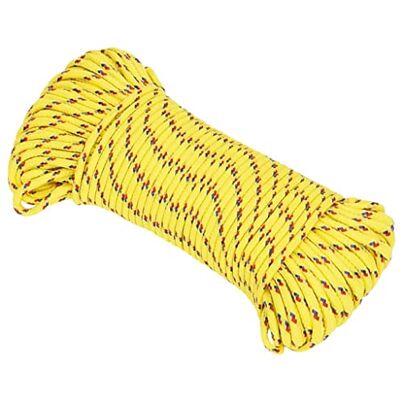 vidaXL Cuerda de Barco Polipropileno Amarillo 5 mm 50 m vidaXL Cuerda de Barco Polipropileno Amarillo 5 mm 50 m