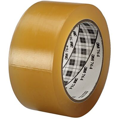 3M 764i Cinta de Vinilo de Uso General, 50 mm x 33 m, 24 unidades, Transparente 3M 764i Cinta de Vinilo de Uso General, 50 mm x 33 m, 24 unidades, Transparente