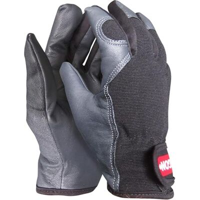 Oregon Guantes de Trabajo, Guantes de Cuero Elástico con Muñeca Ajustable y Malla de Tela, Guantes de Seguridad Unisex para Hombre y Mujer, Trabajos de Jardinería y Bricolaje Talla XL Oregon Guantes de Trabajo, Guantes de Cuero Elástico con Muñeca Ajustable y Malla de Tela, Guantes de Seguridad Unisex para Hombre y Mujer, Trabajos de Jardinería y Bricolaje Talla XL