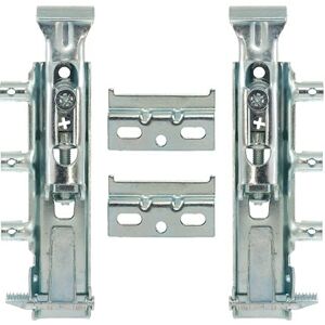 Syskor 2 Juegos Colgadores Ocultos de Armario Ajustable Colgador Oculto Mueble Cocina Colgador Oculto para Muebles Suspendidos Soporte para Colgar Armarios, la Carga: 65 Kg + 2X Placa + 2X Tapas Blancas Syskor 2 Juegos Colgadores Ocultos de Armario Ajustable Colgador Oculto Mueble Cocina Colgador Oculto para Muebles Suspendidos Soporte para Colgar Armarios, la Carga: 65 Kg + 2X Placa + 2X Tapas Blancas