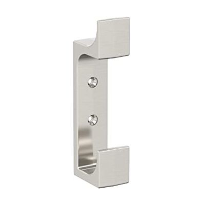 Amerock Bray Gancho de pared decorativo de doble punta Gancho de níquel satinado para abrigos, sombreros, mochilas, bolsas Ganchos para baño, dormitorio, armario, entrada, lavandería, Amerock Bray Gancho de pared decorativo de doble punta Gancho de níquel satinado para abrigos, sombreros, mochilas, bolsas Ganchos para baño, dormitorio, armario, entrada, lavandería,