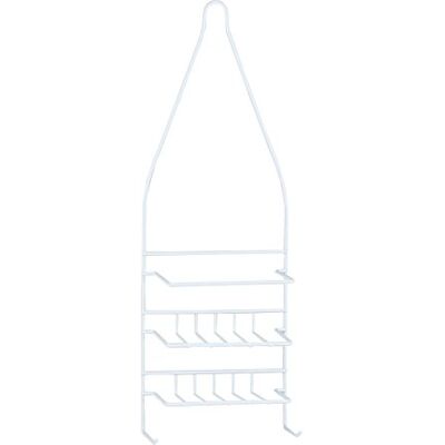 Rayen Colgador de Ducha, Ideal para baños, cocinas y garajes, Color Blanco Rayen Colgador de Ducha, Ideal para baños, cocinas y garajes, Color Blanco