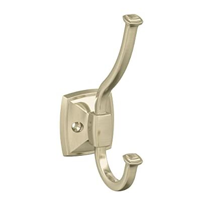 Amerock Kinsale Gancho decorativo de pared de doble punta Gancho dorado champán para abrigos, sombreros, mochilas, bolsas Ganchos para baño, dormitorio, armario, entrada, lavandería, Amerock Kinsale Gancho decorativo de pared de doble punta Gancho dorado champán para abrigos, sombreros, mochilas, bolsas Ganchos para baño, dormitorio, armario, entrada, lavandería,