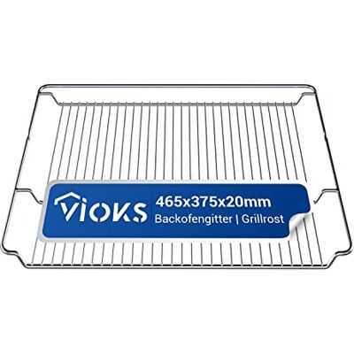 VIOKS Parrilla de horno de 465 x 375 mm, repuesto para Bosch 00574876/574876 VIOKS Parrilla de horno de 465 x 375 mm, repuesto para Bosch 00574876/574876