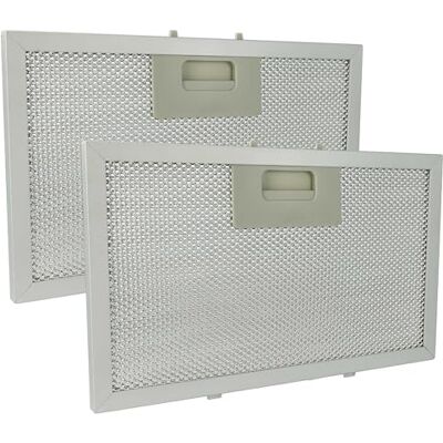 vhbw 2x Filtro metálico de grasa reemplaza Klarstein 10034877 para campana extractora aluminio, carbón activo vhbw 2x Filtro metálico de grasa reemplaza Klarstein 10034877 para campana extractora aluminio, carbón activo