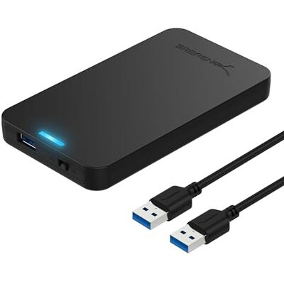 SABRENT Carcasa Discos Duros SATA SSD/HDD de 2,5" de Alta Velocidad 5Gbps USB 3.0, UASP, No Requiere Herramientas, Plug And Play (EC-UASP) SABRENT Carcasa Discos Duros SATA SSD/HDD de 2,5" de Alta Velocidad 5Gbps USB 3.0, UASP, No Requiere Herramientas, Plug And Play (EC-UASP)
