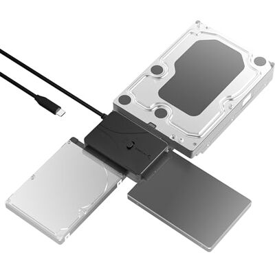 SABRENT Adaptador de Disco Duro USB 3.0 a SSD/SATA/IDE de 2.5/3.5/5.25 PULGADAS con Fuente de Alimentación UL y Luces de (USB12) SABRENT Adaptador de Disco Duro USB 3.0 a SSD/SATA/IDE de 2.5/3.5/5.25 PULGADAS con Fuente de Alimentación UL y Luces de (USB12)