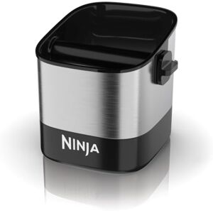 Ninja Luxe Cafe Knock Box, accesorios para máquina de espresso, eliminación de discos fácil y sin desorden, café molido y espresso, base antideslizante, barra extraíble, capacidad para 10 discos de Ninja Luxe Cafe Knock Box, accesorios para máquina de espresso, eliminación de discos fácil y sin desorden, café molido y espresso, base antideslizante, barra extraíble, capacidad para 10 discos de