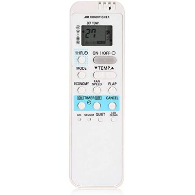 VBESTLIFE Accesorio de Repuesto para Control Remoto del Aire Acondicionado para Sanyo el Aire Acondicionado AX1/3 VBESTLIFE Accesorio de Repuesto para Control Remoto del Aire Acondicionado para Sanyo el Aire Acondicionado AX1/3