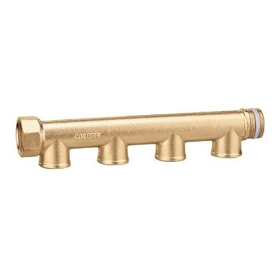Caleffi colector Simple Part 1 "x 4 Fijaciones 1/2 F, Cromo, Talla única Caleffi colector Simple Part 1 "x 4 Fijaciones 1/2 F, Cromo, Talla única