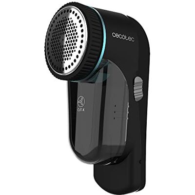 Cecotec Quitapelusas Recargable Cut-X 4500 Garment. 45 Minutos de Autonomía, Rejilla en 3 Tamaños, Sistema de Seguridad, 8800 RPM, Cabezal Regulable y Cepillo de Limpieza, Ergonómico Cecotec Quitapelusas Recargable Cut-X 4500 Garment. 45 Minutos de Autonomía, Rejilla en 3 Tamaños, Sistema de Seguridad, 8800 RPM, Cabezal Regulable y Cepillo de Limpieza, Ergonómico