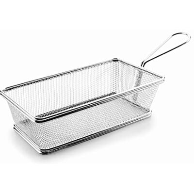 LACOR Cestillo Rectangular, Acero Inoxidable, Gris, 21x11x6 cm LACOR Cestillo Rectangular, Acero Inoxidable, Gris, 21x11x6 cm