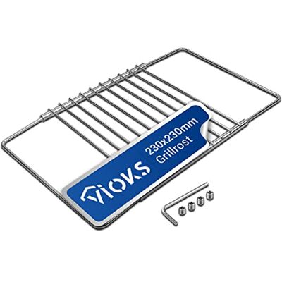 VIOKS Parrilla cromada, 230-400 mm, extensible, parrilla para horno Rejilla para horno, ampliable, para horno VIOKS Parrilla cromada, 230-400 mm, extensible, parrilla para horno Rejilla para horno, ampliable, para horno