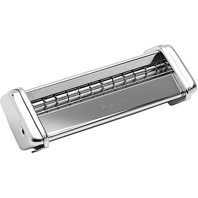 MARCATO Accesorio para Máquina de Pasta, para Reginette, Corte de 12 mm, en Acero Cromado, Compatible con Atlas 150 y Atlasmotor, Accesorio de Cocina Cortador de Pasta. Formato: Reginette. MARCATO Accesorio para Máquina de Pasta, para Reginette, Corte de 12 mm, en Acero Cromado, Compatible con Atlas 150 y Atlasmotor, Accesorio de Cocina Cortador de Pasta. Formato: Reginette.