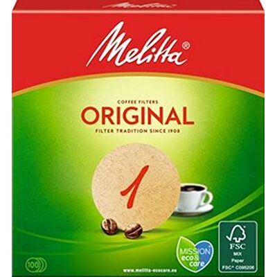 Melitta 100 Filtres A Café Rond 1 , diametro 94 mm Melitta 100 Filtres A Café Rond 1 , diametro 94 mm