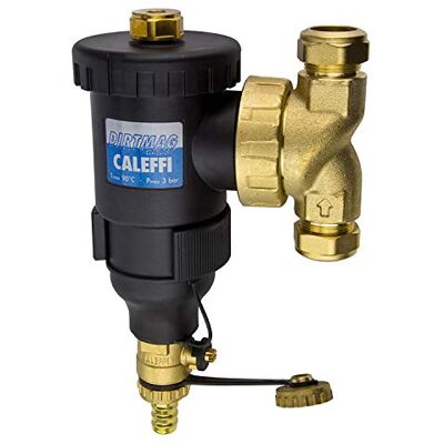 Caleffi Dirtmag 545302 Separador de lodos (22 mm, con imán de tecnopolímero, con accesorios de compresión) Caleffi Dirtmag 545302 Separador de lodos (22 mm, con imán de tecnopolímero, con accesorios de compresión)