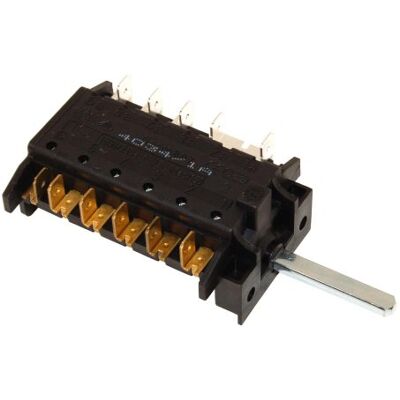 SMEG Interruptor selector de 6 vías para cocina equivalente a 811730241 SMEG Interruptor selector de 6 vías para cocina equivalente a 811730241