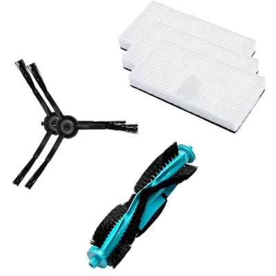 Cecotec Kit Accesorios Recambios para Conga X50. Incluye Cepillo Mixto Multifunción, 2 Cepillos Laterales y 3 Filtros de Alta Eficiencia para Realizar Mantenimiento y Alargar la Vida Útil Cecotec Kit Accesorios Recambios para Conga X50. Incluye Cepillo Mixto Multifunción, 2 Cepillos Laterales y 3 Filtros de Alta Eficiencia para Realizar Mantenimiento y Alargar la Vida Útil