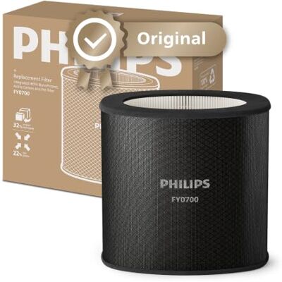 Philips Filtro purificador de aire PureProtect 700 HEPA NanoProtect 3en1 Filtro HEPA original, captura el 99,97 % de las nanopartículas, vida útil de 3 años, app Air+, filtro de recambio () Philips Filtro purificador de aire PureProtect 700 HEPA NanoProtect 3en1 Filtro HEPA original, captura el 99,97 % de las nanopartículas, vida útil de 3 años, app Air+, filtro de recambio ()
