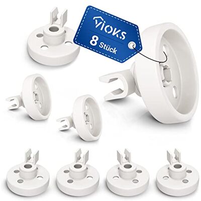 VIOKS Ruedas de cesta Lavavajillas 8 piezas de repuesto para Bosch 00066320 Lavavajillas Ruedas Cesta inferior con eje y repuestos para lavavajillas Siemens VIOKS Ruedas de cesta Lavavajillas 8 piezas de repuesto para Bosch 00066320 Lavavajillas Ruedas Cesta inferior con eje y repuestos para lavavajillas Siemens