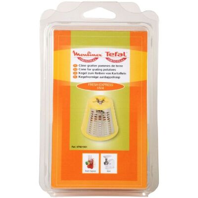 Moulinex Cono Para Rallar Patatas, Acero Inoxidable, Amarillo Moulinex Cono Para Rallar Patatas, Acero Inoxidable, Amarillo
