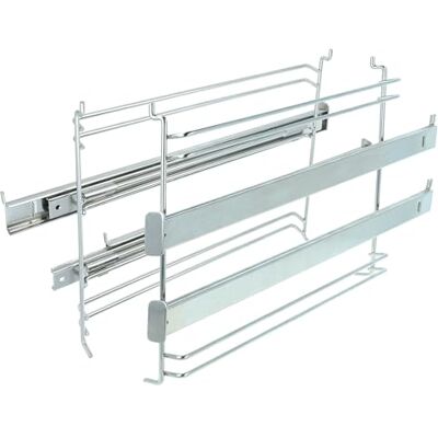 vhbw Extensión telescópica para diversos hornos 2 pares de railes, izquierda y derecha, 23,5 x 27,5 x 3,5 cm vhbw Extensión telescópica para diversos hornos 2 pares de railes, izquierda y derecha, 23,5 x 27,5 x 3,5 cm