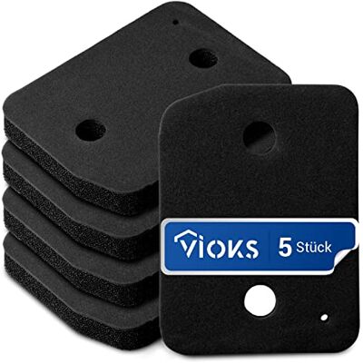 VIOKS 5 filtros para secadora de 207 x 155 mm, repuesto para Мiele 9164761 Filtro de repuesto para secadora de condensación VIOKS 5 filtros para secadora de 207 x 155 mm, repuesto para Мiele 9164761 Filtro de repuesto para secadora de condensación