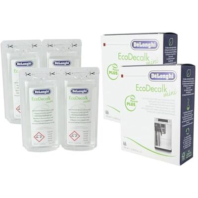 De'Longhi Delonghi EcoDecalk unidades Mini 2 (total 4 x 100 ml bolsas) De'Longhi Delonghi EcoDecalk unidades Mini 2 (total 4 x 100 ml bolsas)
