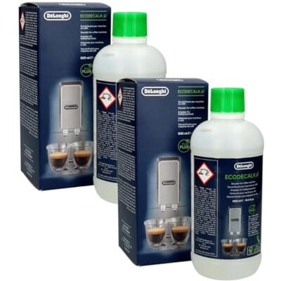 De'Longhi 2x EcoDecalk von Delonghi für Kaffeevollautomaten Entkalker und eine Delonghi Reinigungsbürste De'Longhi 2x EcoDecalk von Delonghi für Kaffeevollautomaten Entkalker und eine Delonghi Reinigungsbürste