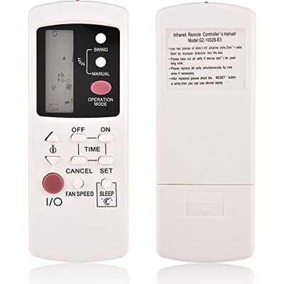 VBESTLIFE Control Remoto, Control Remoto de Repuesto Profesional para Aire Acondicionado GZ-1002A-E3 GZ-1002B-E1 GZ-1002B-E3 GZ01-BEJ0-000 VBESTLIFE Control Remoto, Control Remoto de Repuesto Profesional para Aire Acondicionado GZ-1002A-E3 GZ-1002B-E1 GZ-1002B-E3 GZ01-BEJ0-000