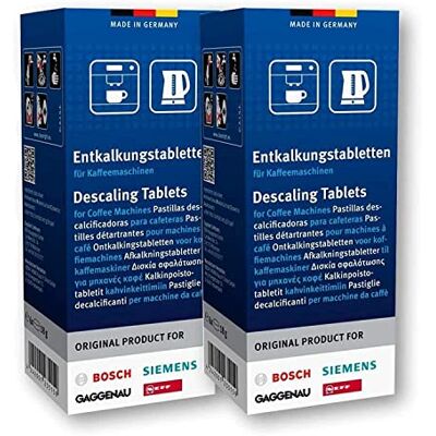 Bosch 12 pastillas descalcificadoras para cafeteras Siemens Neff Gaggenau Nº 310967 Bosch 12 pastillas descalcificadoras para cafeteras Siemens Neff Gaggenau Nº 310967