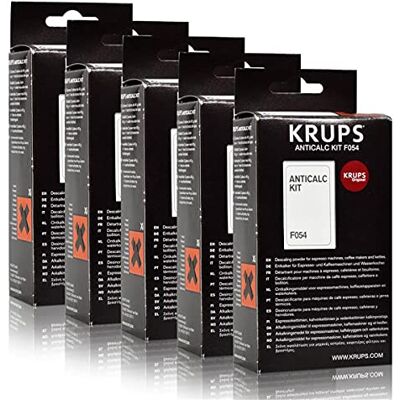 Krups Kit Anticalcaire et détartrant -Lot de 5 F054 Krups Kit Anticalcaire et détartrant -Lot de 5 F054