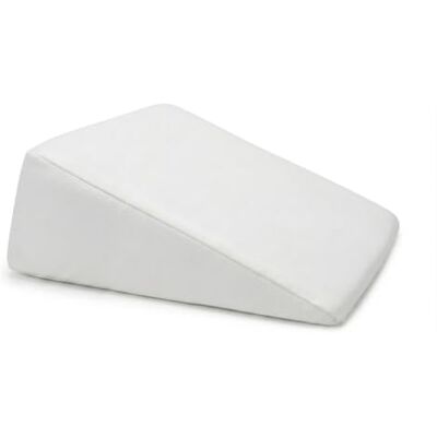QUIRUMED Cojín Triangular, Medidas 28 x 30 x 13 cm, Color Blanco, Ergonómico, Polipiel, Relleno Flexible, Cojín Masaje, Fisioterapia, Apoyo para la Espalda QUIRUMED Cojín Triangular, Medidas 28 x 30 x 13 cm, Color Blanco, Ergonómico, Polipiel, Relleno Flexible, Cojín Masaje, Fisioterapia, Apoyo para la Espalda