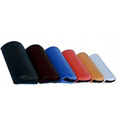 QUIRUMED Cojín Medio Cilindro, Medidas 30 x 18 cm, Color Azul, Ergonómico, Polipiel, Relleno de Espuma, Cojín Masaje, Fisioterapia QUIRUMED Cojín Medio Cilindro, Medidas 30 x 18 cm, Color Azul, Ergonómico, Polipiel, Relleno de Espuma, Cojín Masaje, Fisioterapia