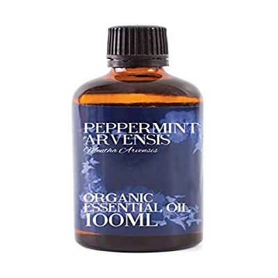 Mystic Moments Hierbabuena Arvensis Aceite Esencial Orgánico 100ml 100% Puro Mystic Moments Hierbabuena Arvensis Aceite Esencial Orgánico 100ml 100% Puro