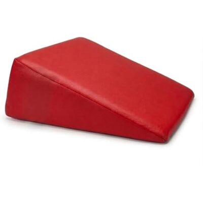 QUIRUMED Cojín Triangular, Medidas 28 x 30 x 13 cm, Color Rojo, Ergonómico, Polipiel, Relleno Flexible, Cojín Masaje, Fisioterapia, Apoyo para la Espalda QUIRUMED Cojín Triangular, Medidas 28 x 30 x 13 cm, Color Rojo, Ergonómico, Polipiel, Relleno Flexible, Cojín Masaje, Fisioterapia, Apoyo para la Espalda