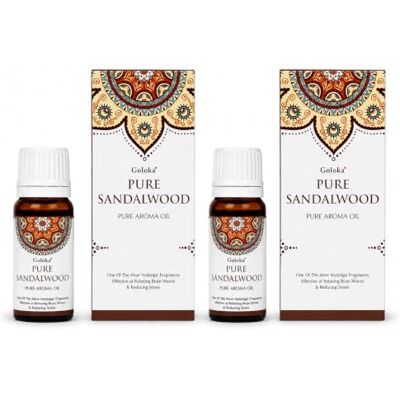 AROMASENSES Pack 2 Aceites Esenciales Puros Goloka Sándalo 10 ml AROMASENSES Pack 2 Aceites Esenciales Puros Goloka Sándalo 10 ml