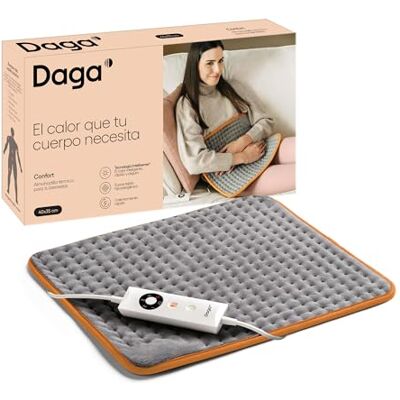 Daga Almohadilla Térmica Confort 16871, Tecnología Intellisense, Suave Tejido, 5 Temperaturas, 40x35 cm Daga Almohadilla Térmica Confort 16871, Tecnología Intellisense, Suave Tejido, 5 Temperaturas, 40x35 cm