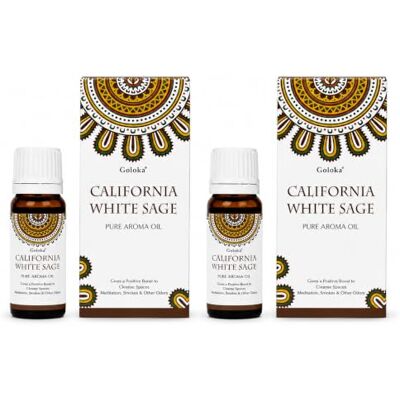 AROMASENSES Pack 2 Aceites Esenciales Puros Goloka Salvia Blanca 10 ml AROMASENSES Pack 2 Aceites Esenciales Puros Goloka Salvia Blanca 10 ml