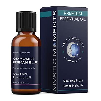 Mystic Moments Aceite Esencial Camomila Alemán Azul 50ml 100% Puro Mystic Moments Aceite Esencial Camomila Alemán Azul 50ml 100% Puro