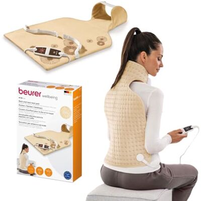 Beurer HK58 Almohadilla de calor lavable para espalda y cuello - Almohadilla de calor Beurer HK58 Almohadilla de calor lavable para espalda y cuello - Almohadilla de calor