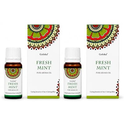 AROMASENSES Pack 2 Aceites Esenciales Puros Goloka Menta 10 ml AROMASENSES Pack 2 Aceites Esenciales Puros Goloka Menta 10 ml