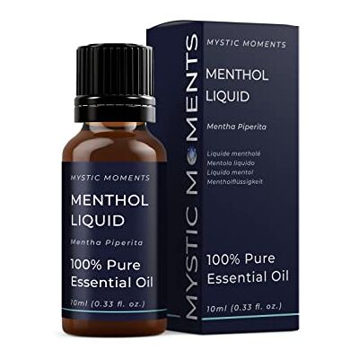 Mystic Moments Mentol Líquido Aceite Esencial 10ml 100% Puro Mystic Moments Mentol Líquido Aceite Esencial 10ml 100% Puro