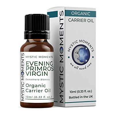 Mystic Moments Onagra Orgánico Aceite Portador 10ml 100% Puro Mystic Moments Onagra Orgánico Aceite Portador 10ml 100% Puro