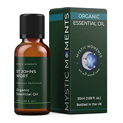 Mystic Moments St Johns Wort Aceite Esencial Orgánico 50ml 100% Puro Mystic Moments St Johns Wort Aceite Esencial Orgánico 50ml 100% Puro