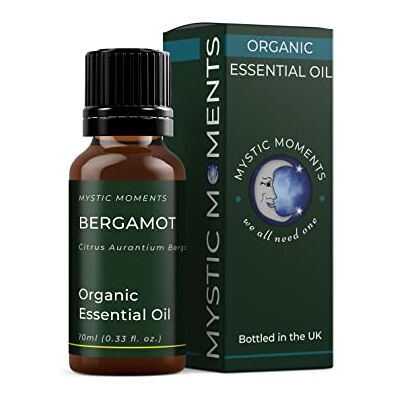 Mystic Moments Bergamota Aceite Esencial Orgánico 10ml 100% Puro Mystic Moments Bergamota Aceite Esencial Orgánico 10ml 100% Puro