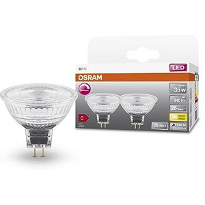 OSRAM LED Superstar MR16 lámpara LED Dimmable para base Gu5.3, lámpara reflector, GL, 345 lúmenes, blanco cálido (2700k), reemplazo de bombillas convencionales de 35W, paquete de 6 paquetes OSRAM LED Superstar MR16 lámpara LED Dimmable para base Gu5.3, lámpara reflector, GL, 345 lúmenes, blanco cálido (2700k), reemplazo de bombillas convencionales de 35W, paquete de 6 paquetes