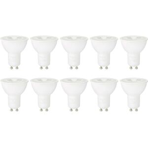 Amazon Basics Foco LED GU10, 3 W (equivalente a 35 W), blanco cálido, No Regulable, 10 Unidad, Paquete de 1 Amazon Basics Foco LED GU10, 3 W (equivalente a 35 W), blanco cálido, No Regulable, 10 Unidad, Paquete de 1